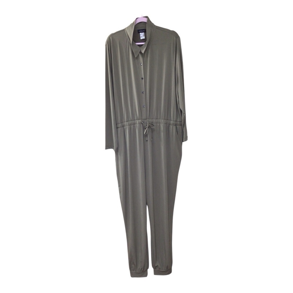 Venus One Piece Drawstring Waste Cozy Jumpsuit EUC size 2X